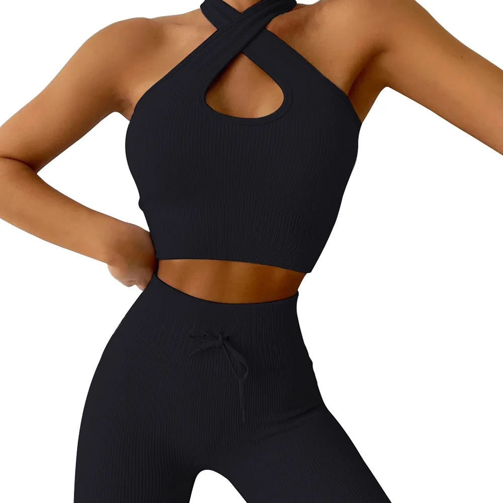 Wholesale Woman Sexy Sportswear High Impact Push Up Sports Bra Leggings Sets Fitness gym Workout seamless Yoga Wear Set
Wholesale Woman Sexy Sportswear High Impact Push Up Sports Bra Leggings Sets Fitness gym Workout seamless Yoga Wear Set