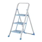 Household adjustable steel folding mini step stair ladder