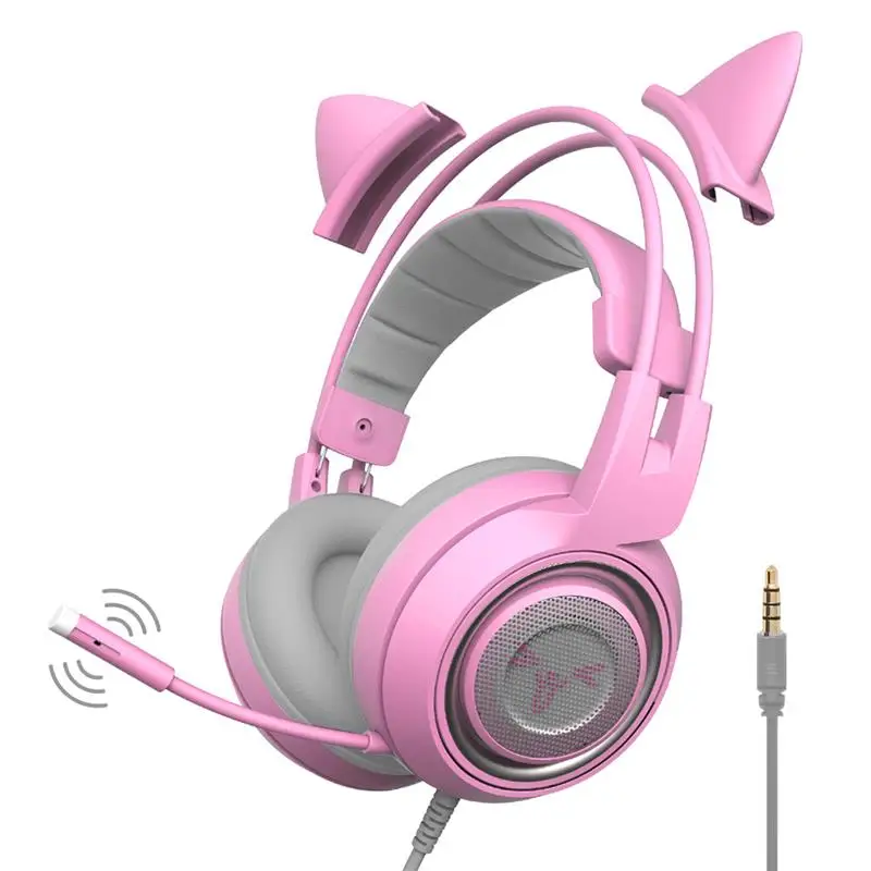 Ancreu G951 RGB Pink Cat Ear Gamer Headphone Gaming Headset for PS4/XBOX with Microphone
Ancreu G951 RGB Pink Cat Ear Gamer Headphone Gaming Headset for PS4/XBOX with Microphone