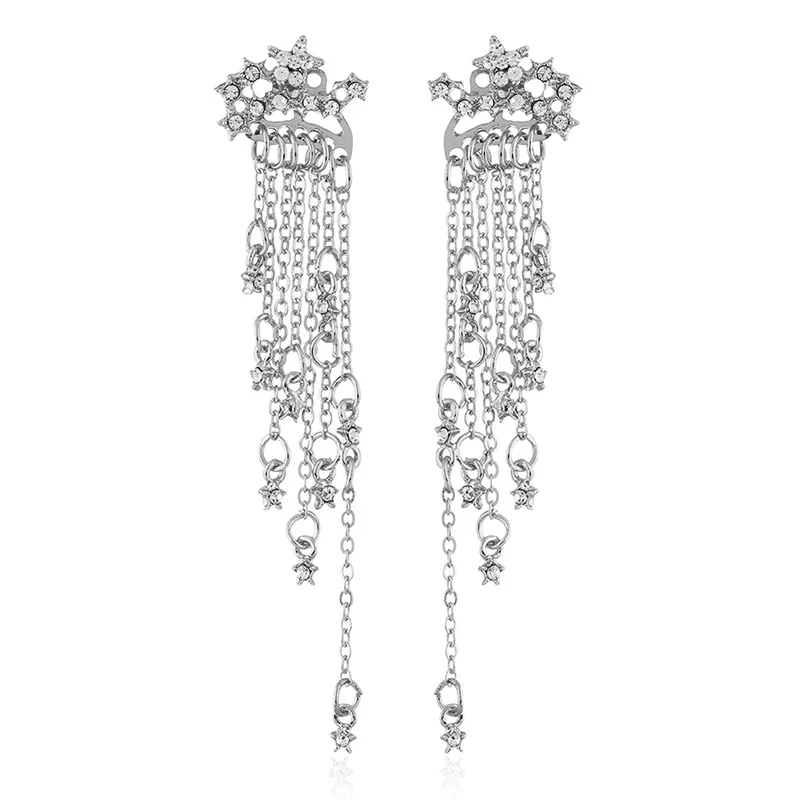 Women Crystal Heart Star pendant Geometric gold silver plated Earrings Fashion Jewelry
Women Crystal Heart Star pendant Geometric gold silver plated Earrings Fashion Jewelry