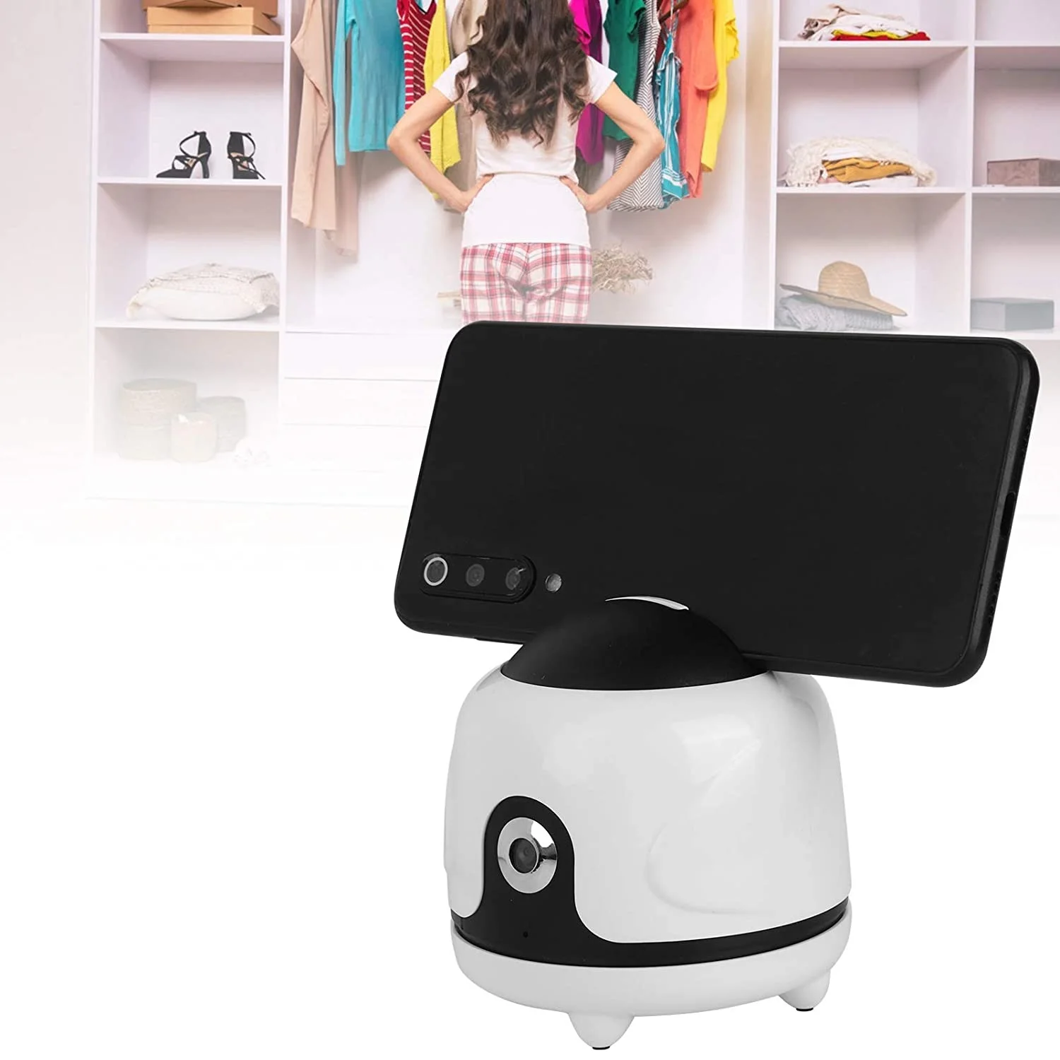 New Model of 2021 Phone Accessories Smartphone Gimbal Rotation Support Cell Auto Selfie Face Tracking Phone Holder
New Model of 2021 Phone Accessories Smartphone Gimbal Rotation Support Cell Auto Selfie Face Tracking Phone Holder