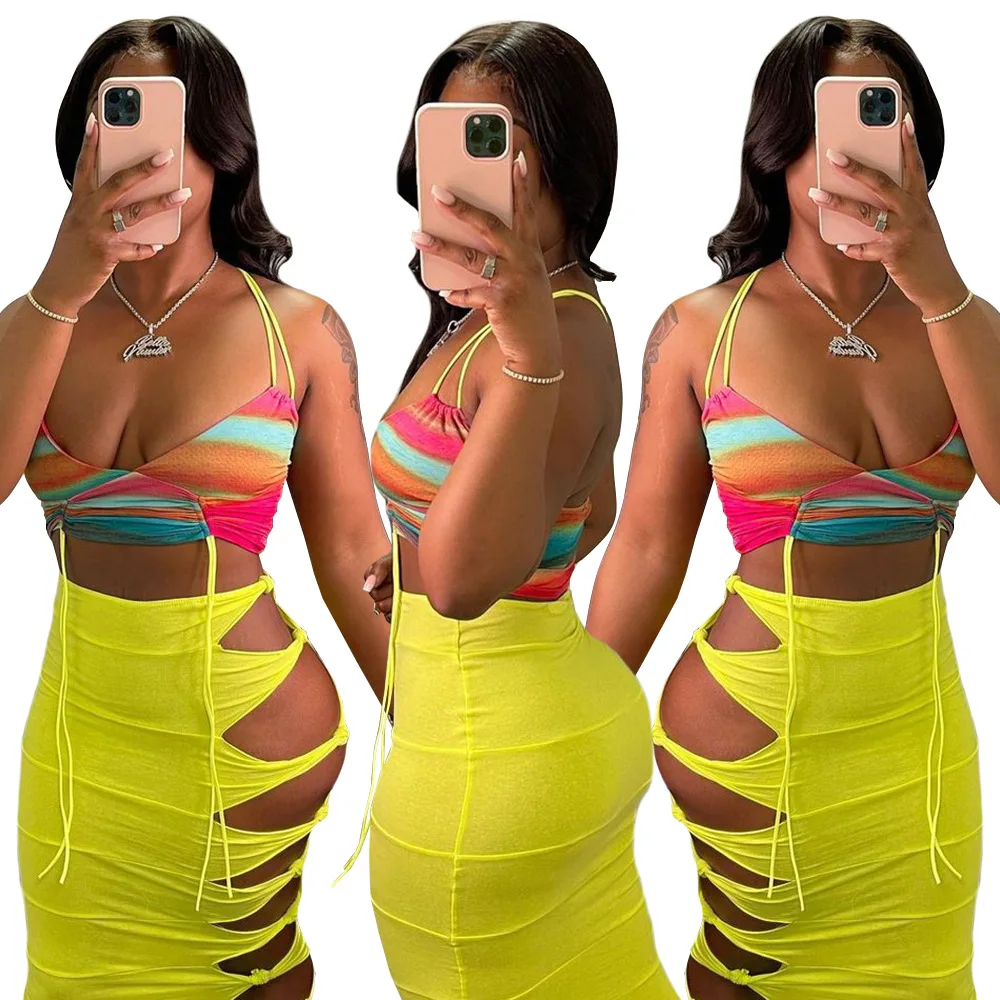 Summer tube dress bodycon dress women bandage low cut hollow out knee-length womens dresses, As pictures shown
Summer tube dress bodycon dress women bandage low cut hollow out knee-length womens dresses, As pictures shown