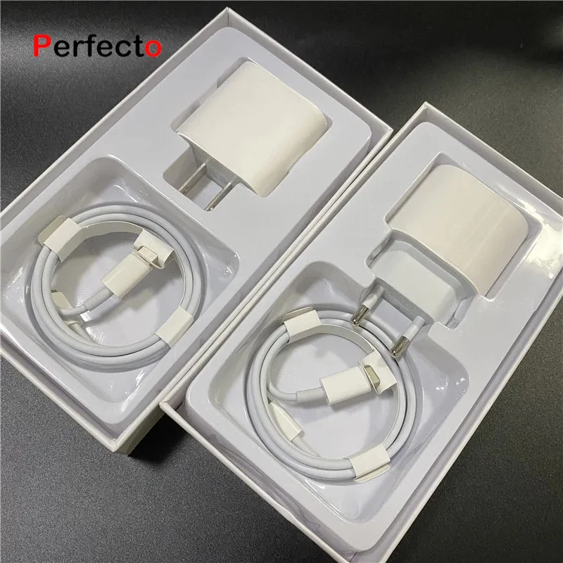 Original 18W 20w PD Fast Charging set with 1m usb c cable for iphone 12 11 Pro Max Type C Cable Quick Charger Adapter
Original 18W 20w PD Fast Charging set with 1m usb c cable for iphone 12 11 Pro Max Type C Cable Quick Charger Adapter