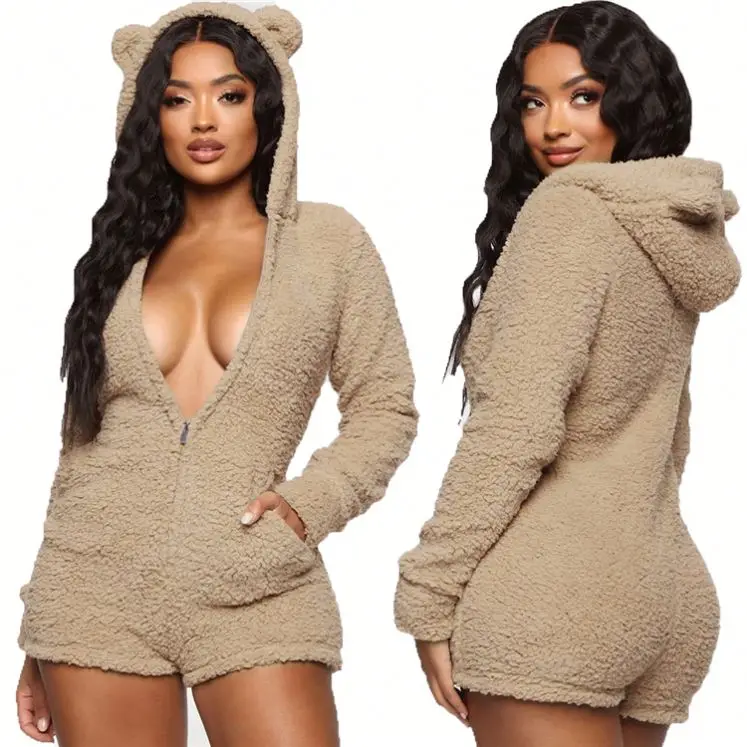 1119M328 design fashion solid color cute hooded wool zipper short Sexy Bodycon Women Jumpsuits And Rompers
1119M328 design fashion solid color cute hooded wool zipper short Sexy Bodycon Women Jumpsuits And Rompers