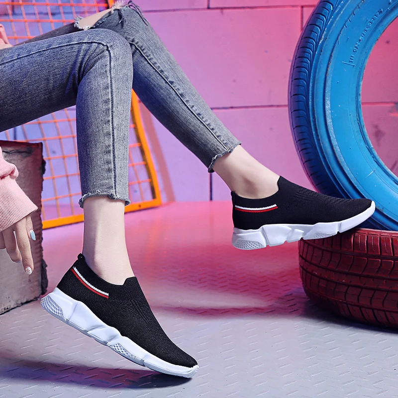 Size 11 Newest Outdoor Leisure Women Walking Shoes Breathable Sock Sneakers Slip-On Running Sports Girls Casual Shoes
Size 11 Newest Outdoor Leisure Women Walking Shoes Breathable Sock Sneakers Slip-On Running Sports Girls Casual Shoes
