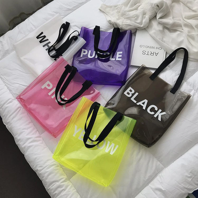 YASEN Reusable Ins Style Candy Color Clear Shopping Bags Custom LOGO Fashion Colorful PVC Transparent Tote Bag
YASEN Reusable Ins Style Candy Color Clear Shopping Bags Custom LOGO Fashion Colorful PVC Transparent Tote Bag