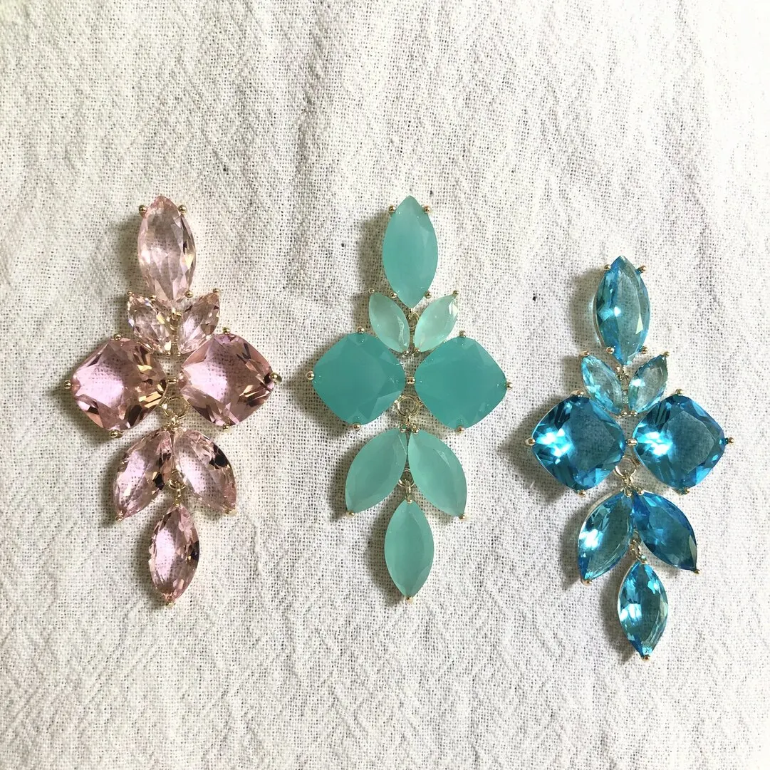 Luxury Zircon Dangle Ice Stone Shinning elegant shein Drop Earrings for women, Pink/green/blue
Luxury Zircon Dangle Ice Stone Shinning elegant shein Drop Earrings for women, Pink/green/blue
