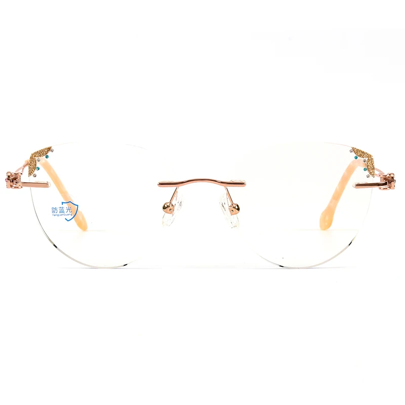 MZ004 alloy frame female yellow frameless fashion anti blue light glasses computer eyeglasses
MZ004 alloy frame female yellow frameless fashion anti blue light glasses computer eyeglasses
