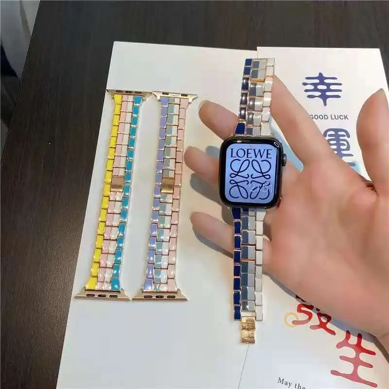 Designer for apple watch band women for iwatch 6 5 4 3 2 1 stainless steel beads band for apple watch band luxury, 3 colors
Designer for apple watch band women for iwatch 6 5 4 3 2 1 stainless steel beads band for apple watch band luxury, 3 colors