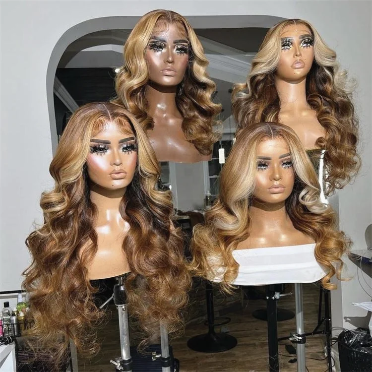 Glueless Transparent HD Wave Texture Highlight Colored Wigs Human Hair Lace Front Wig For Black Women
Glueless Transparent HD Wave Texture Highlight Colored Wigs Human Hair Lace Front Wig For Black Women