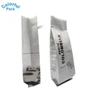 Printing logo self heat sealing flat aluminum foil food storage coffee bag