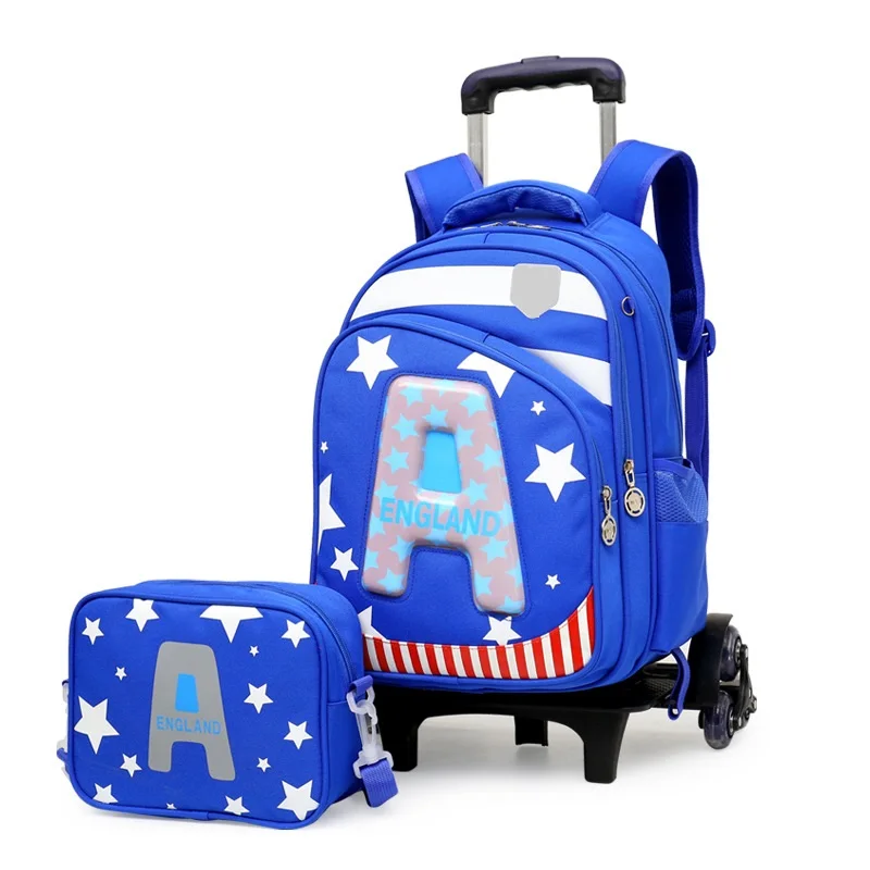 Wholesale England style children wheeled backpacks trolley school bag, As picture
Wholesale England style children wheeled backpacks trolley school bag, As picture