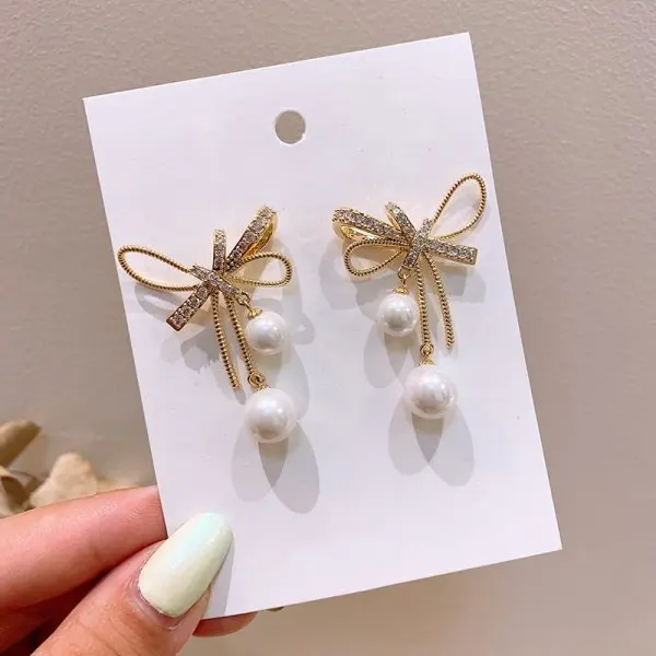 Pearl Earrings Fashion Jewelry 2021 Korean Heart Flower Bowknot Butterfly Baroque Pearls Joyeria Temperament Earring, Gold color
Pearl Earrings Fashion Jewelry 2021 Korean Heart Flower Bowknot Butterfly Baroque Pearls Joyeria Temperament Earring, Gold color