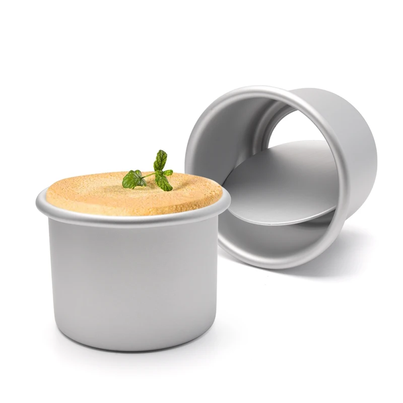 4 inch aluminum live bottom cake mold household mini round cake pan high quality baking tools, Silver
4 inch aluminum live bottom cake mold household mini round cake pan high quality baking tools, Silver