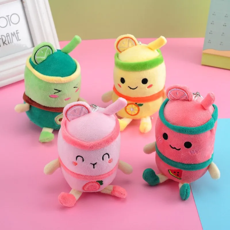 New Lovely 15cm Fruit Milk Tea Cup Plush Key Chain Bag Pendant Stuffed Boba Plush Toy Keychain
New Lovely 15cm Fruit Milk Tea Cup Plush Key Chain Bag Pendant Stuffed Boba Plush Toy Keychain