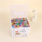 80 Markers Permanent Art Marker Pen Set 80 Color