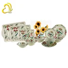 High Searching Creative Bird Pattern Bamboo Faber Dinnerware