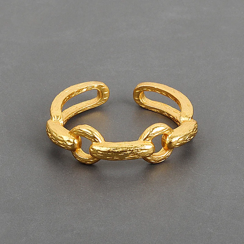 Amazon Best Selling 18K Real Gold Plated Link Chain Open Rings Adjustable Hollow Knot Rings For Woman Girl
Amazon Best Selling 18K Real Gold Plated Link Chain Open Rings Adjustable Hollow Knot Rings For Woman Girl