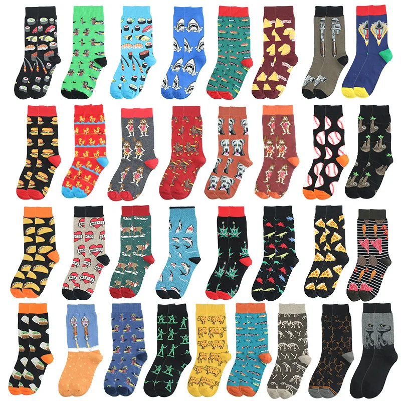 Wholesale Custom New Women Fashion 38 Colors French Fries Food Geometric Pattern Jacquard Tube Crew Cotton Happy Socks
Wholesale Custom New Women Fashion 38 Colors French Fries Food Geometric Pattern Jacquard Tube Crew Cotton Happy Socks