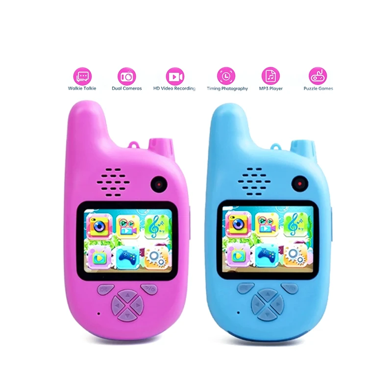 Walkie talkies with camera for kids remote call outdoor child's interactive cute children's gift kids camera
Walkie talkies with camera for kids remote call outdoor child's interactive cute children's gift kids camera