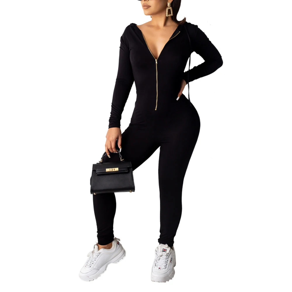 High Quality Autumn Zipper Hooded V Neck Women 2020 Long Sleeve Jumpsuit Women 2 piece Set Clothing
High Quality Autumn Zipper Hooded V Neck Women 2020 Long Sleeve Jumpsuit Women 2 piece Set Clothing