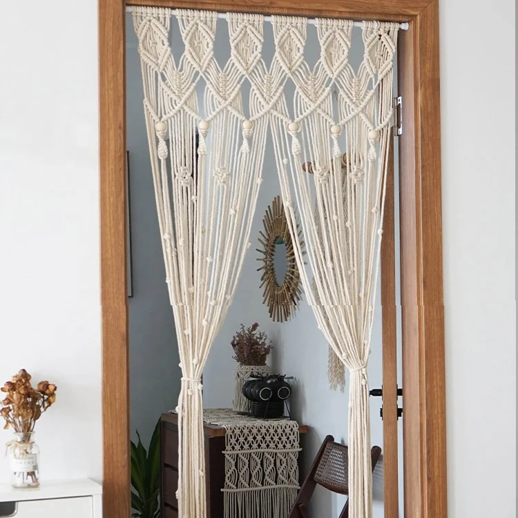 macrame window curtain large macrame curtains wall hanging decor, Cotton white and dark green
macrame window curtain large macrame curtains wall hanging decor, Cotton white and dark green