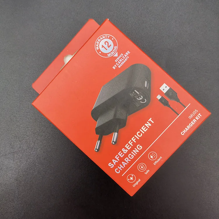 for itel 2in1 EU charger micro usb cable with paper box packaging 5w 5V1A EU plug travel adapter OCW-E32S wall charger
for itel 2in1 EU charger micro usb cable with paper box packaging 5w 5V1A EU plug travel adapter OCW-E32S wall charger