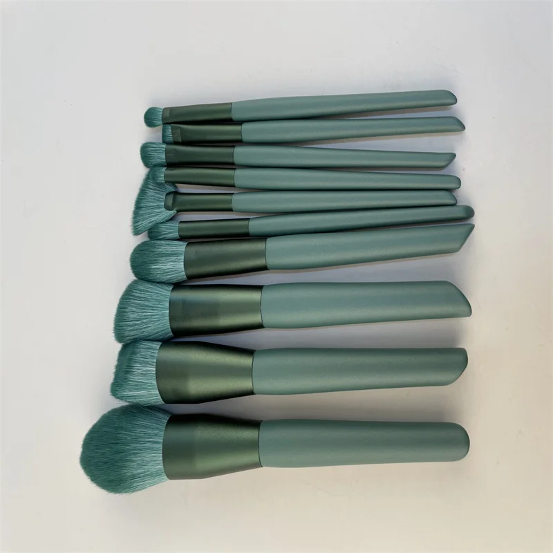 Beauty Factor 10pcs 2021 new arrival synthetic hair private label best makeup brush set with green handle, As the picture
Beauty Factor 10pcs 2021 new arrival synthetic hair private label best makeup brush set with green handle, As the picture