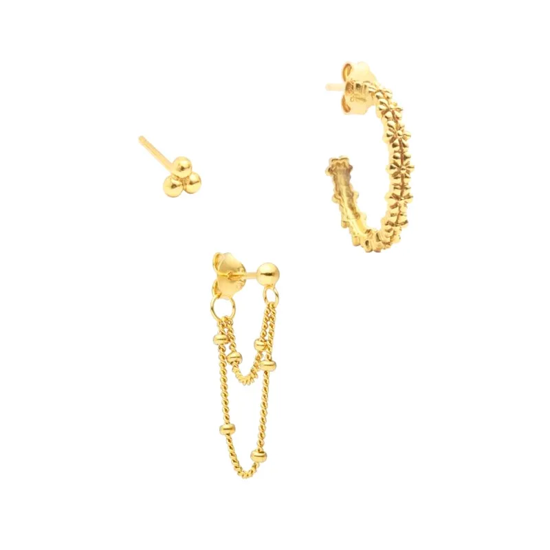 2022 Fengshang Personalized Wholesale European Style 3Pcs Jewelry Set Tassel Long Chain Gold Plated Stud Earrings
2022 Fengshang Personalized Wholesale European Style 3Pcs Jewelry Set Tassel Long Chain Gold Plated Stud Earrings
