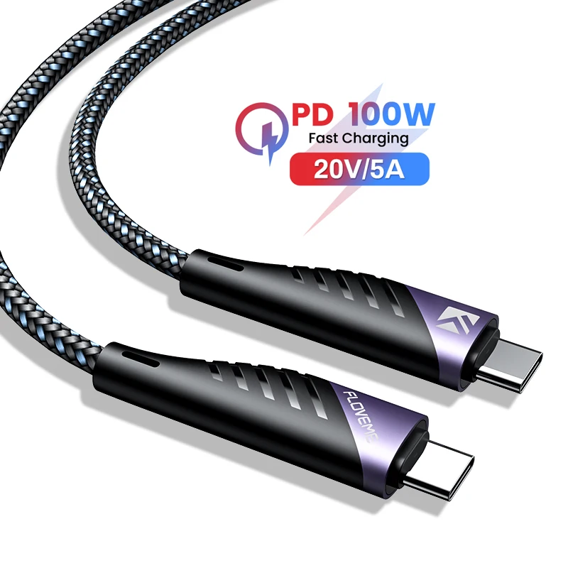 Free Shipping 1 Sample OK FLOVEME Type C to Type C Charging Cable 100W Fast Charging Kabel USB Custom Accept For MacBook
Free Shipping 1 Sample OK FLOVEME Type C to Type C Charging Cable 100W Fast Charging Kabel USB Custom Accept For MacBook