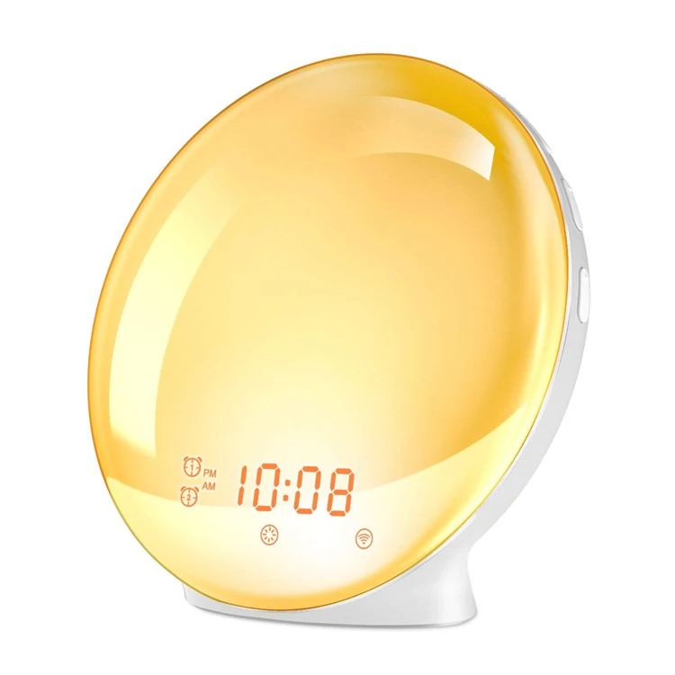 Alexa LED Radio Wakeup Light Sleep Training Light Non Ticking Smart Alarm Clock With USB Charger
Alexa LED Radio Wakeup Light Sleep Training Light Non Ticking Smart Alarm Clock With USB Charger