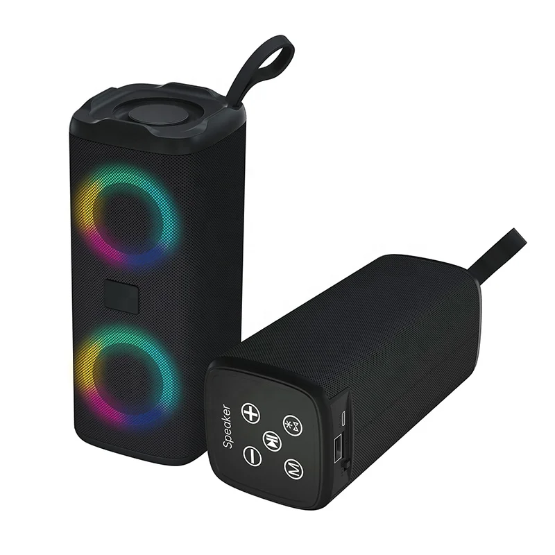 New arrival Portable Bt Speaker Box Hifi Stereo Bass TF Card Wireless Bluetooth Speaker with Rgb Led Light
New arrival Portable Bt Speaker Box Hifi Stereo Bass TF Card Wireless Bluetooth Speaker with Rgb Led Light