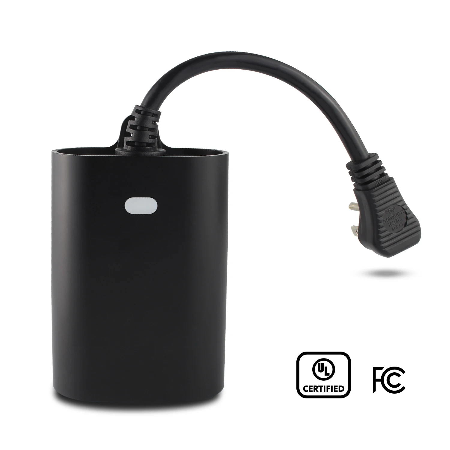EVA LOGIK zwave extension socket smart outlet usa electrical outlet with light, Black
EVA LOGIK zwave extension socket smart outlet usa electrical outlet with light, Black