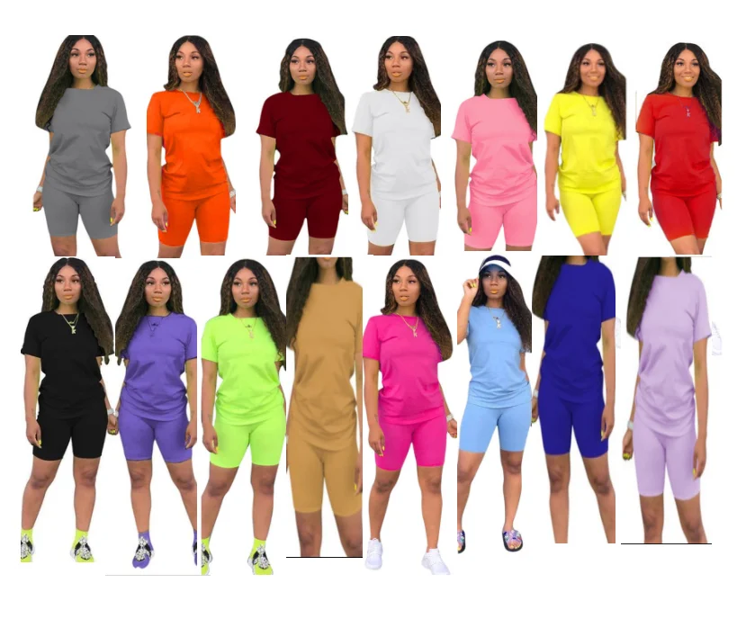 Custom logo Wholesale custom logo 2 piece biker shorts and crop top matching set women
Custom logo Wholesale custom logo 2 piece biker shorts and crop top matching set women