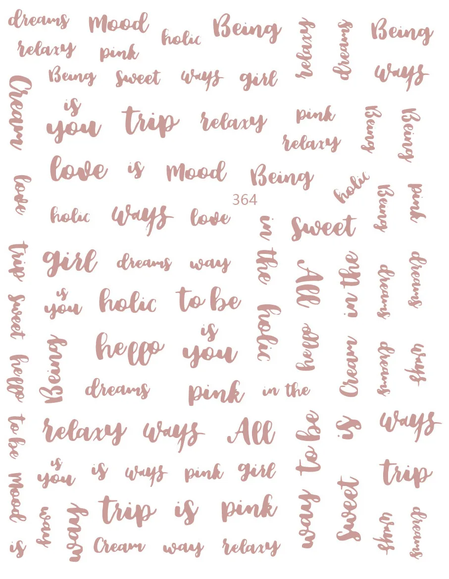 362-387 Japanese mayu same nail art stickers bronzing rose gold English alphabet nail stickers nails 3d adhesive stickers
362-387 Japanese mayu same nail art stickers bronzing rose gold English alphabet nail stickers nails 3d adhesive stickers