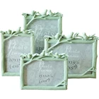 Resin bird branch shape photo picture frames