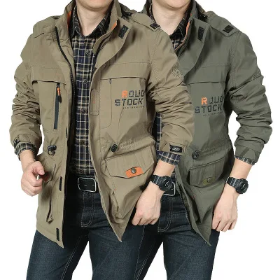 Spring Autumn Casual Thin Slim Men's Jackets Outdoor Waterproof Windproof Quick-drying Army Jacket Mountaineering Men's Jacket, Picture
Spring Autumn Casual Thin Slim Men's Jackets Outdoor Waterproof Windproof Quick-drying Army Jacket Mountaineering Men's Jacket, Picture