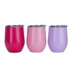 Elegant 14oz Double Wall Camping Eco Stainless Steel Coffee Mug
