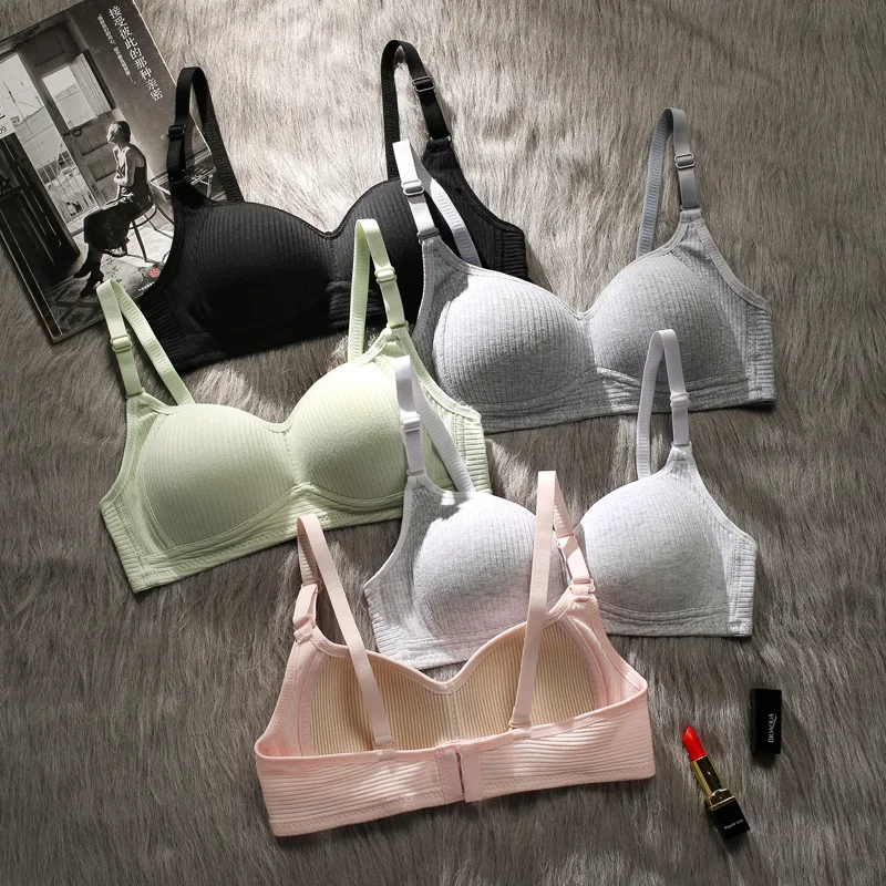 High quality soft little girls school student Underwear Comfortable No Rims Growth Period Cotton Bra, 6 colors
High quality soft little girls school student Underwear Comfortable No Rims Growth Period Cotton Bra, 6 colors