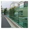 Modern Simple Aluminum U channel glass railing system especially designs for deck /villa/ indoor void area