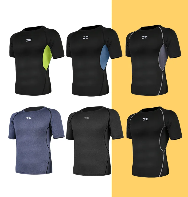 Men's customized quick-drying long-sleeved T-shirt high-neck tight sports fitness suit
Men's customized quick-drying long-sleeved T-shirt high-neck tight sports fitness suit