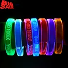 Kids Women Cheap Party Supplies Led Light Wristband Bracelet Custom Logo, Concert Bracelet Glow In The Dark