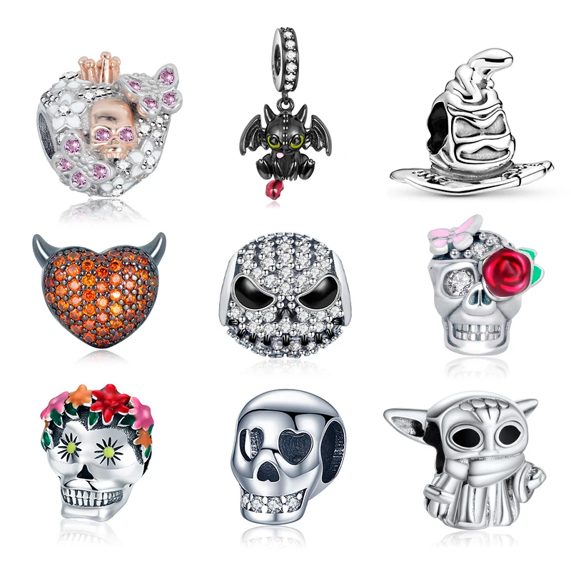 2021 Hot Selling Skull 925 Sterling Silver Designer Charms and Pendants for Diy Bracelet Fit for pandora, Silver color
2021 Hot Selling Skull 925 Sterling Silver Designer Charms and Pendants for Diy Bracelet Fit for pandora, Silver color