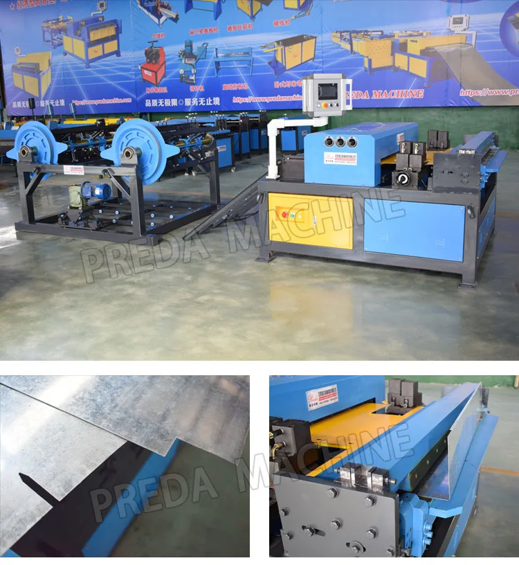 China factory sale auto duct production line with low price automatic folding machine auto duct line 3