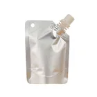 Aluminum foil spout pouch liquid packaging bags accept customized printed