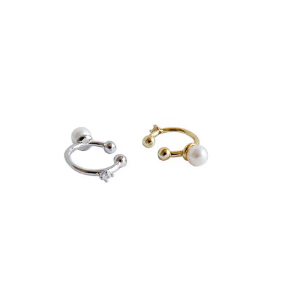 Popular Ear Clip 925 Sterling Silver Earrings With Shell Pearl Women Earring Jewelry, As picture
Popular Ear Clip 925 Sterling Silver Earrings With Shell Pearl Women Earring Jewelry, As picture