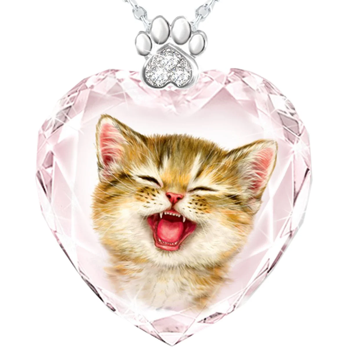 Personalized custom girl cute pendant orange cat cartoon heart-shaped necklace
Personalized custom girl cute pendant orange cat cartoon heart-shaped necklace