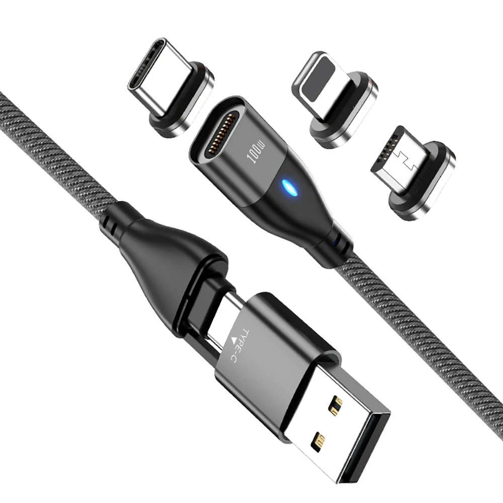 ePacket Free Shipping 1 Sample OK New Arrival 1m 2m 6 in 1 PD100W Magnetic Fast USB Charging Data Cable For iPhone Type C, Black red purple
ePacket Free Shipping 1 Sample OK New Arrival 1m 2m 6 in 1 PD100W Magnetic Fast USB Charging Data Cable For iPhone Type C, Black red purple