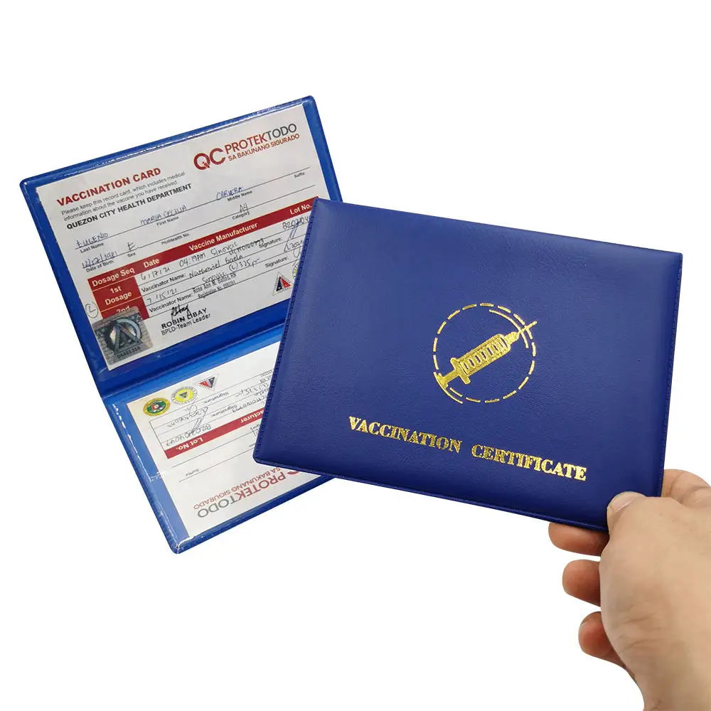 Wholesale hot sell 6.5*4.5 inch vaccine record card holder protector cover case for Philippines
Wholesale hot sell 6.5*4.5 inch vaccine record card holder protector cover case for Philippines