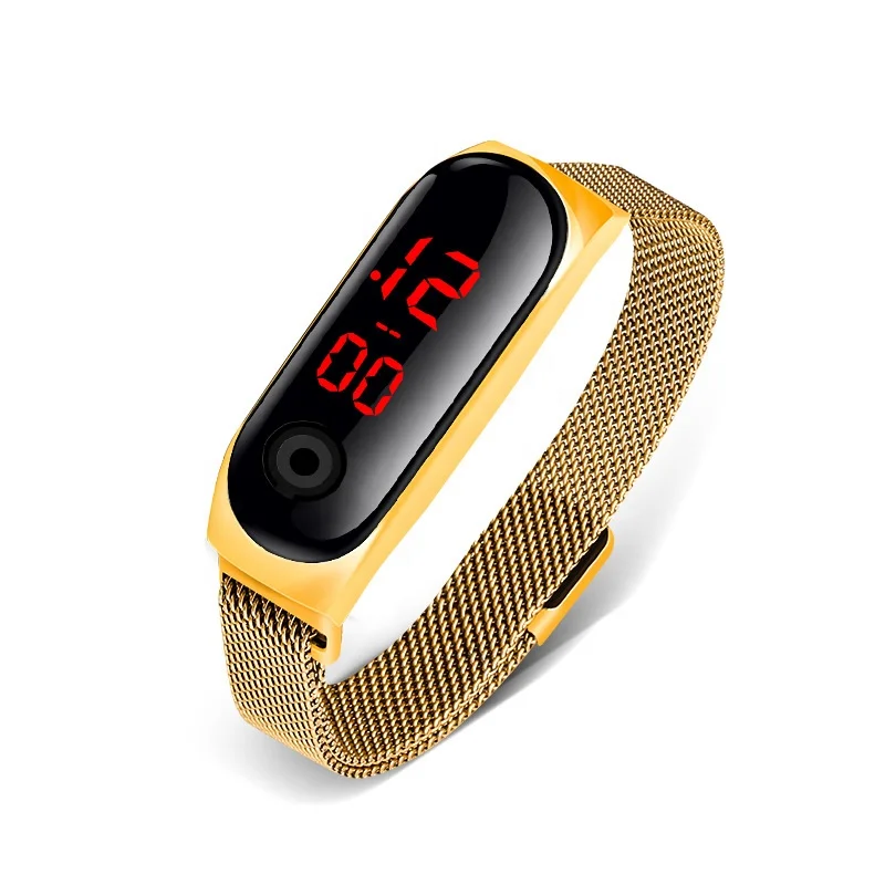 Hot Selling Unisex Magnetic Band Touch Screen Luminous Light LED Watch M3 Electronic Sports Digital Watches Reloj Led
Hot Selling Unisex Magnetic Band Touch Screen Luminous Light LED Watch M3 Electronic Sports Digital Watches Reloj Led